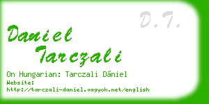 daniel tarczali business card